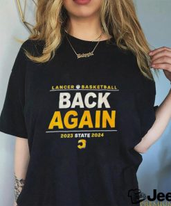 Official lancer Basketball Back Again 2023 State 2024 Shirt