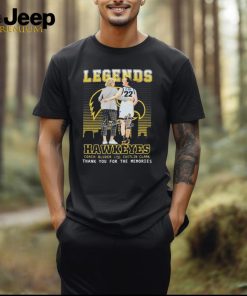 Official legends Hawkeyes Coach Bluder And Caitlin Clark Thank You For The Memories T Shirt