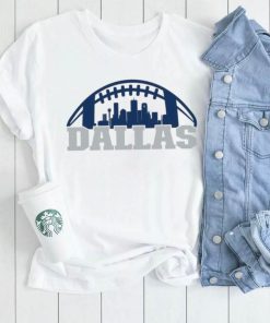 Official love City Dallas Football Skyline T Shirt