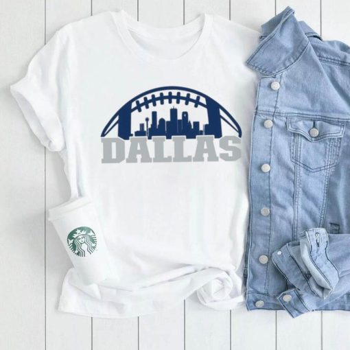 Official love City Dallas Football Skyline T Shirt