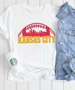 Official love Kansas City Football Skyline T Shirt