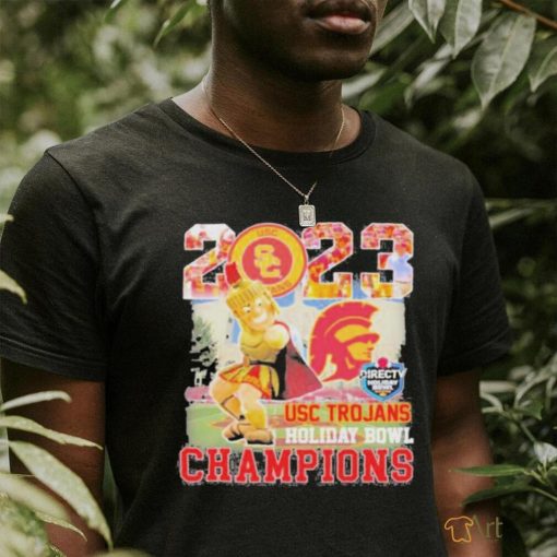 Official mascot 2023 USC Trojans Holiday Bowl Champions T Shirt