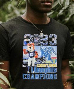 Official memphis Tigers 2023 Liberty Bowl Champions T Shirt