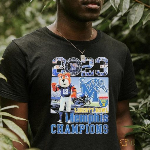 Official memphis Tigers 2023 Liberty Bowl Champions T Shirt