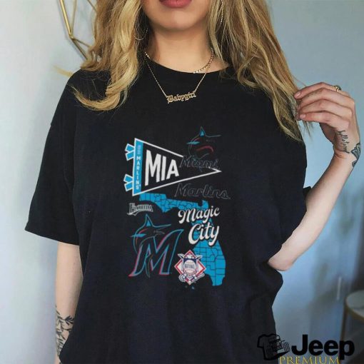 Official miami Marlins Split Zone Magic City 2024 Shirt