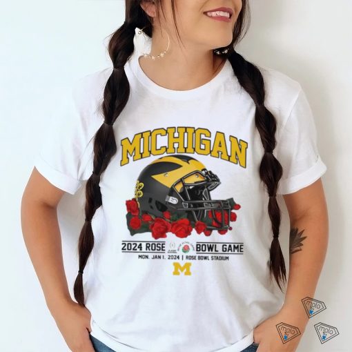 Official michigan 2024 Rose Bwl Game Shirt