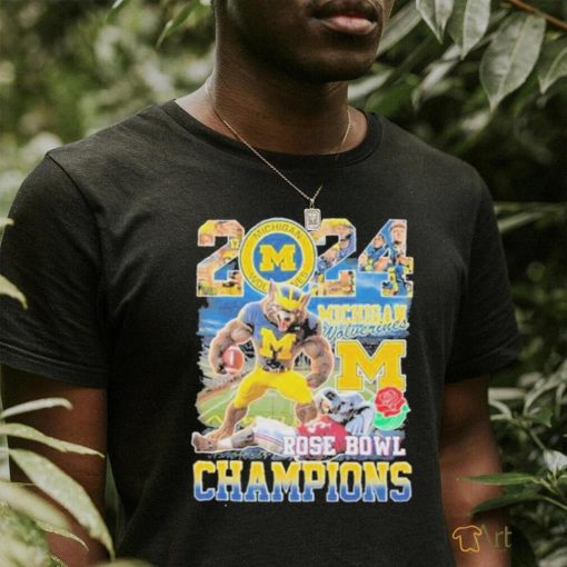 Official michigan Beat Alabama 2024 Rose Bowl Champions Shirt