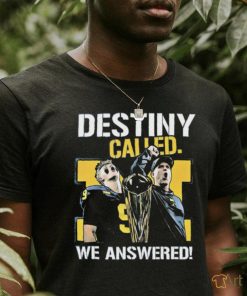 Official michigan Jj Mccarthy And Harbaugh Destiny Called. We Answered Shirt