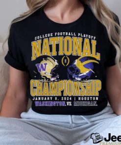 Official michigan Wolverines Vs Washington Huskies College Football Playoff 2024 Championship T Shirt