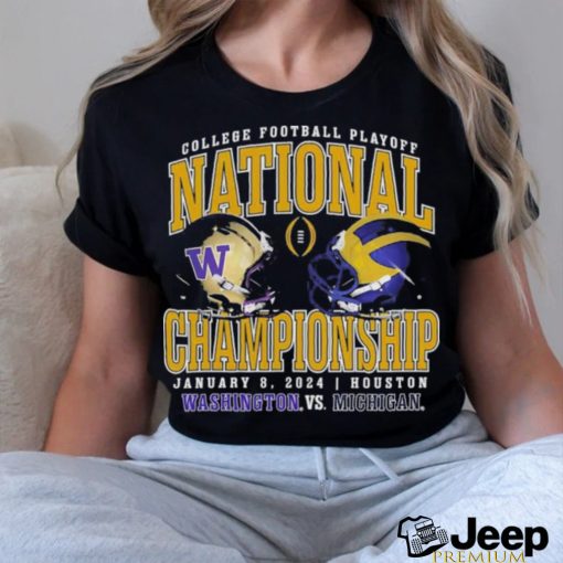 Official michigan Wolverines Vs Washington Huskies College Football Playoff 2024 Championship T Shirt