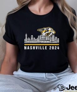 Official nashville Predators Skyline Players Name Nashville 2024 Shirt