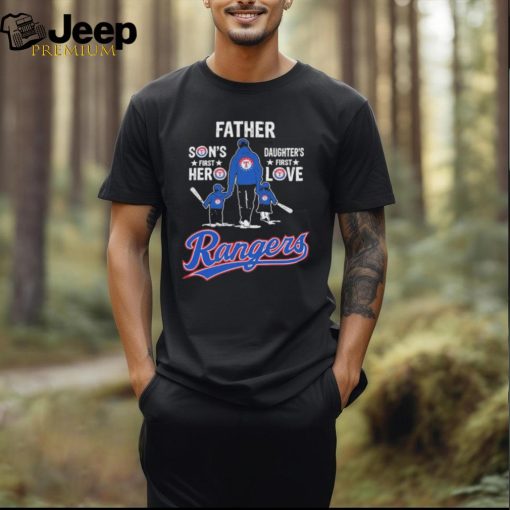 Official new York Rangers Father Daughter’s First Love Son’s First Hero T Shirt