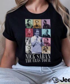 Official nick saban the eras tour shirt