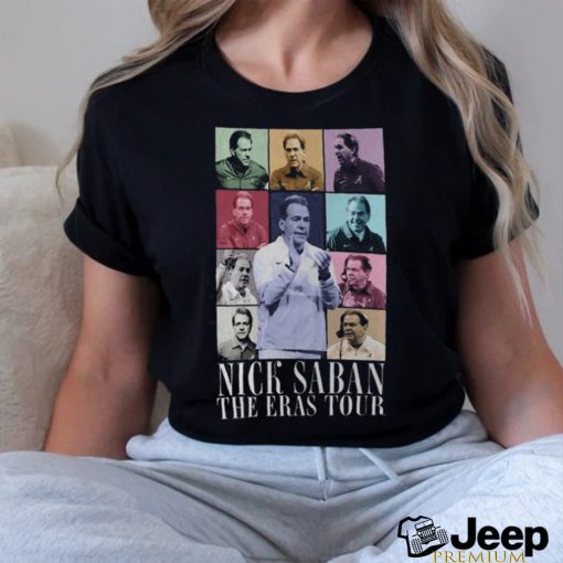 Official nick saban the eras tour shirt
