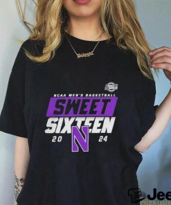 Official northwestern Wildcats 2024 Sweet 16 Shirt