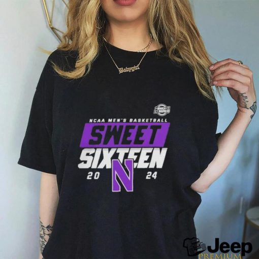 Official northwestern Wildcats 2024 Sweet 16 Shirt