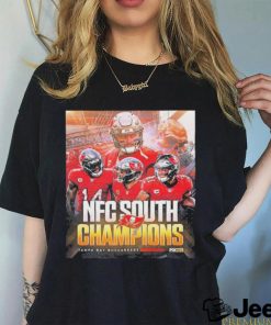 Official official The Tampa Bay Buccaneers Are The Champions Of The NFC South For The Third Straight Year Shirt