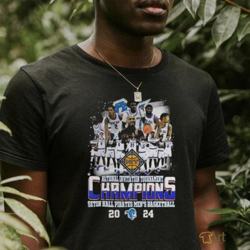 Official original National Invitation Tournament Champions Seton Hall Pirates Men’s Basketball 2024 Shirt