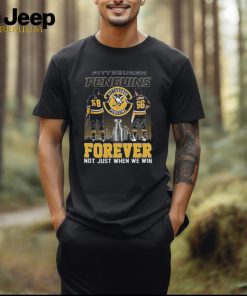 Official pittsburgh Penguins Jaromir Jagr And Mario Lemieux Forever Not Just When We Win Signatures Shirt