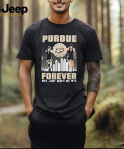 Official purdue Boilermakers Braden Smith And Zach Edey Forever Not Just When We Win Signatures Shirt