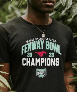 Official sMU Mustangs Is The 2023 Fenway Bowl Champions NCAA College Football Unisex Shirt