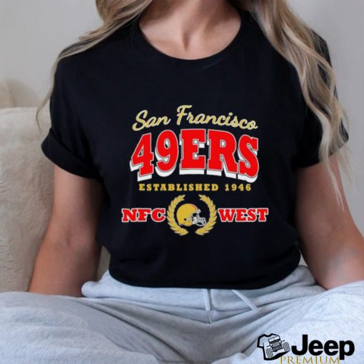 Official san Francisco 49ers Established 1946 NFC West T Shirt