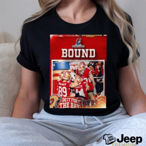 Official san Francisco 49ers NFC Championship Bound NFL Playoffs Shirt