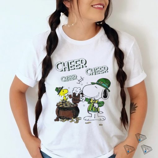 Official snoopy And Woodstock Cheer Cheer Beer St Patrick’s Day 2024 Shirt