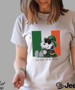 Official snoopy And Woodstock It's Cool To Be Irish St Patrick's Day Shirt