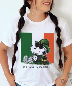 Official snoopy And Woodstock It’s Cool To Be Irish St Patrick’s Day Shirt