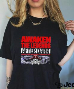 Official texas Tech Red Raiders Awaken The Legends After Dark Skull And Bones Logo 2024 Shirt