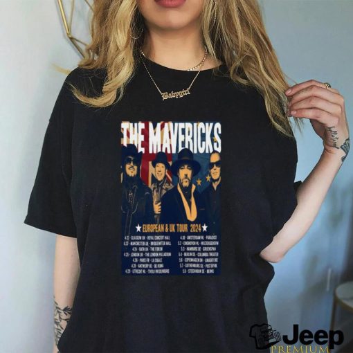 Official the Mavericks European & UK Tour 2024 Poster Shirt