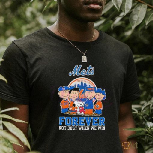 Official the Peanuts New York Mets Forever Not Just When We Win 2024 Shirt