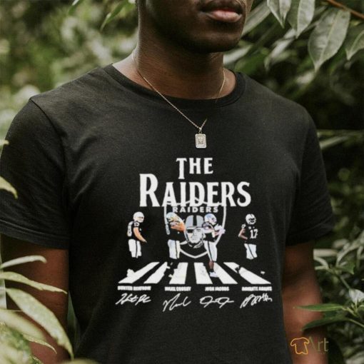 Official the Raiders Abbey Road Hunter Renfrow Maxx Crosby Josh Jacobs And Davante Adams T Shirt