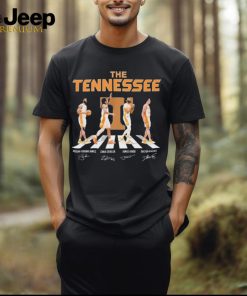 Official the Tennessee Men’s Basketball Abbey Road 2024 signatures Shirt