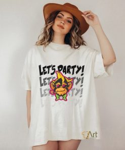 Official the savannah bananas merch party animails let's party shirt