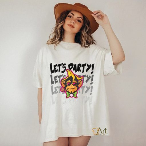 Official the savannah bananas merch party animails let’s party shirt