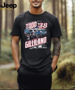 Official todd Gilliland Checkered Flag Sports Quincy Compressors Patriotic Car T Shirt