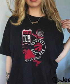 Official toronto Raptors Split Zone We The North Shirt