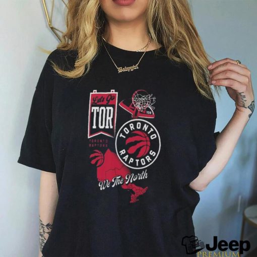 Official toronto Raptors Split Zone We The North Shirt