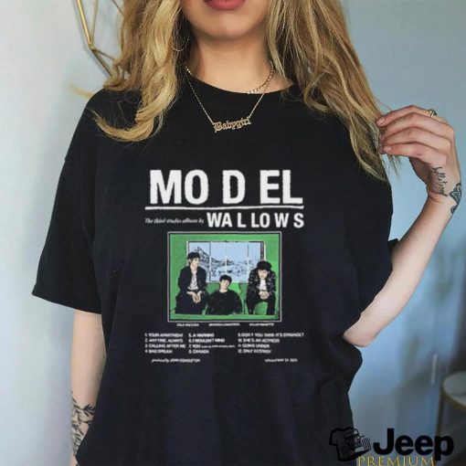 Official wallows Model Tracklist Shirt