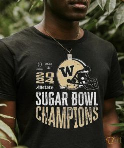 Official washington Huskies 2024 Sugar Bowl Champions Purple Helmet Shirt