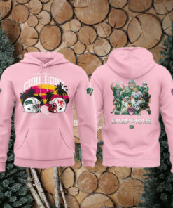 Ohio Bobcats Cure Bowl Champions 2024 Pink Hoodie