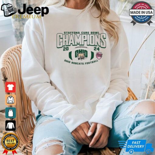Ohio Bobcats Football StaffDNA Cure Bowl Champions 2024 Limited Edition T Shirt