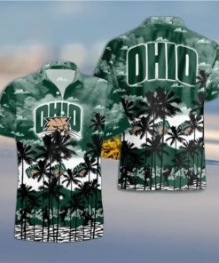 Ohio Bobcats Palms Tree Hawaiian Shirt