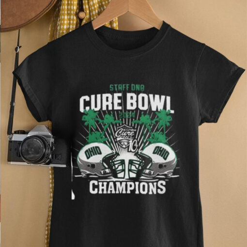 Ohio Bobcats Staff DNA Cure Bowl 2024 Champions Hoodie T Shirt