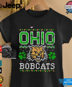 Ohio Bobcats Ugly Christmas 2024 shirt featuring a festive and humorous design with Ohio Bobcats team colors and holiday-themed graphics, perfect for showing team spirit during the holiday season with an ugly sweater style.