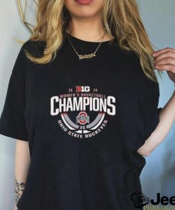 Ohio State Buckeyes 2024 Big Ten Women’s Basketball Regular Season Champions Locker Room T Shirt