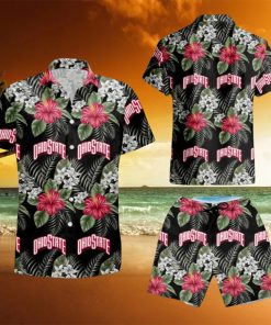 Ohio State Buckeyes Aloha Shirt Hawaiian Summer Hawaiian Shirt And Short