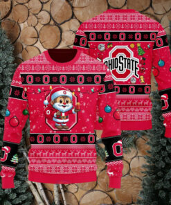 Ohio State Buckeyes Christmas Sweater1